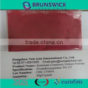 American Cranberry Extract,U.S.A Origin,100% ID Vaccinum Macrocarpon,Proanthocyanidins 5%-15% BL-DMAC;25%-95% UV EP Method thumbnail-4