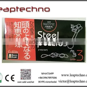 3d Brain Teaser Metal, Funny Game Metal, Metal Wire Different Shape Heart Puzzle thumbnail-6