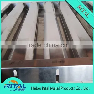 Factory Supply High Quality Stainless Steel Baffle Filters for Kitchen Range Hood thumbnail-1