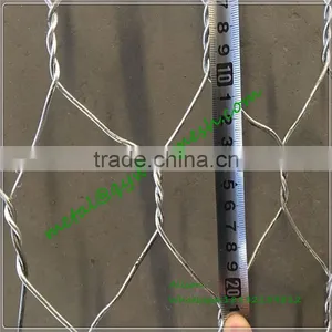 1x1x2 m Stone Gabion Box Wire Rolling / Galvanized and Pvc Coated Gabion Wire Mesh thumbnail-1