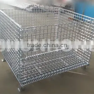 Heavy Duty Large Lockable Cargo Used Stainless Steel Bird Cage Wire Mesh Storage Cage thumbnail-2