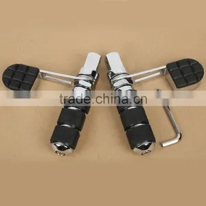 Chrome Skull Foot Peg Footrest Heel Stirrup Rest For Honda VTX1800 VTX1300 2002-2011 10 thumbnail-2