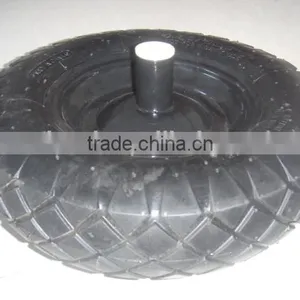 16 Inch Small Wheelbarrow Rubber Wheels and Tires 4.80/4.00-8 thumbnail-1
