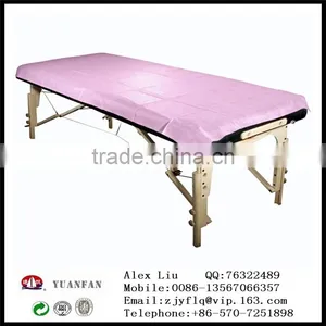 Cheap Colorful TNT Non-woven Bed Sheets thumbnail-1