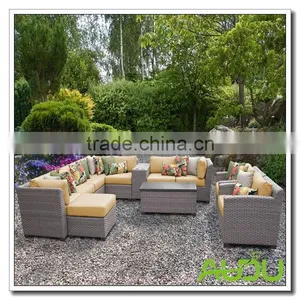 Audu Rattan Wicker Garden Outdoor Loungeset thumbnail-1