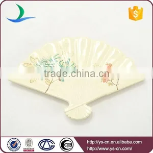 Funny White Stoneware Decorative Plate for House thumbnail-1