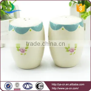 YSpp0007 Elegant Flower Rose Shape Salt and Pepper Set for Dining-table thumbnail-1