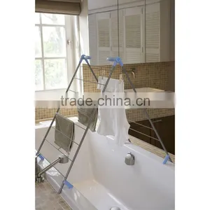 Laundry Dryer Drying Rack Clothes Towel Foldable Bar Holder Airer Rail Stand thumbnail-1