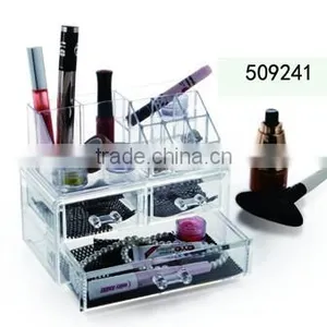 Popular Factory Manufactured Plastic Cosmetic Organizer Make up Storage Display Jewelry Cosmetic thumbnail-6