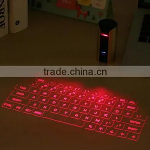 New Arrival Multimedia Laser Keyboard, Bluetooth Wireless Virtual Laser Keyboard With Mouse/Bluetooth Speaker thumbnail-1