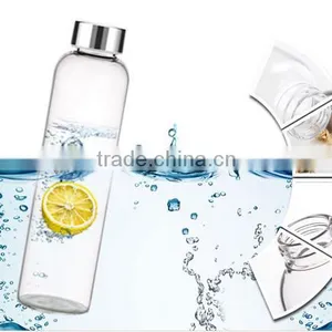 New Design Sport Heat-resistant Glass Sparkling Water Bottle thumbnail-3