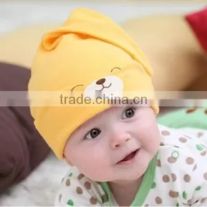 Child Sleep Hat Newborn Cap The Baby Kit Lens Cap Baby Cotton Cap thumbnail-2