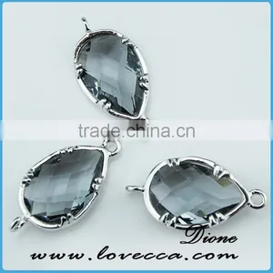 Hot Selling High Quality Blue Color Glass Natural Birthstone Pendants thumbnail-2