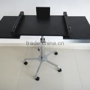 Adjustable Rolling Portable Mobile Computer Notebook Desk Stand Laptop Table thumbnail-3