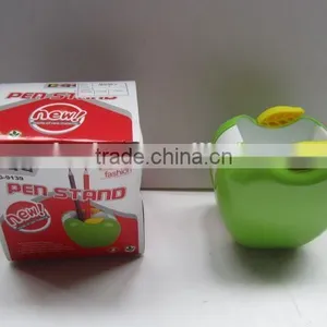 Colorful Apple-shaped Plastic Stationery STORAGE BUSKET/Multifunctional Pen Holder thumbnail-4