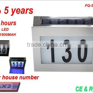 Solar House Number Plate Light With Ce&RoHS thumbnail-1
