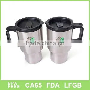 16OZ Stainless Steel Coffee Tumbler With Handle thumbnail-1