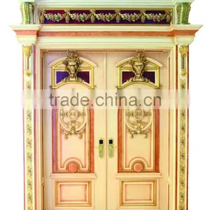 Luxury Carved Solid Wood Door in French Palace Louis Style BF11-12221a thumbnail-1