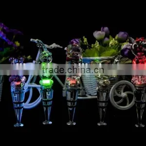 Clear Acrylic Led Color Changing Beer Bottle Stopper Supplier thumbnail-1