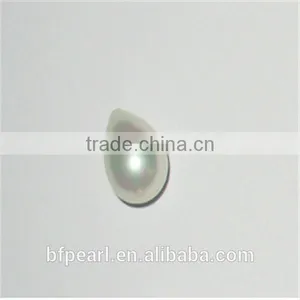 Wholesale 14-19mm Natural White Raindrop Shell Pearls Beads thumbnail-1