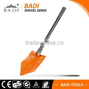 High Quality Red Color Carbon Steel Handle Camping Survival Shovel for Out Door thumbnail-1