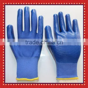 13G U3 Zebra Liner Anti Oil Honeycomb Garden Gloves With Nitrile Coated thumbnail-1