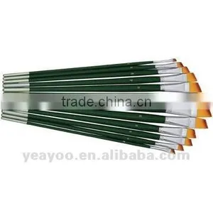 10pcs/set Gold Nylon Hair Watercolor Painting Brushes Artist Brushes Paintbrushes for Sale thumbnail-1