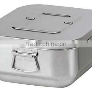 SUS304 Stainless Steel Square Food Box Mild Box S Square Stainless Steel Food Box thumbnail-1