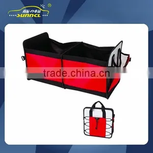 Quality 2 Compartments Folding Car Truck Tidy Organizer Bag thumbnail-1