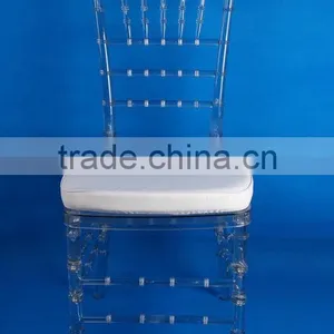 Crystal Clear Wedding Chair Arcylic Wedding Chairs With Cushion thumbnail-1