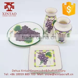 Custom Logo Grapes Round Plate for Tableware/gifts for Kids thumbnail-6