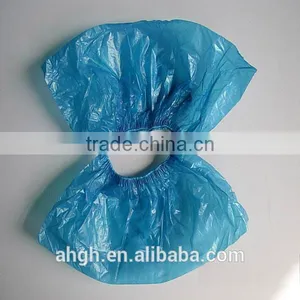 Medical Disposable Waterproof Anti Skid PE Shoe Cover,Nonwoven Fabric of Disposable CPE Shoe Cover for Hospital or Clinic thumbnail-1