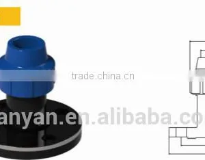 TY High Quality PP Compression Fittings FLANGE Eco-friendly Cheap Price Full Size Factory Price List Discount thumbnail-1