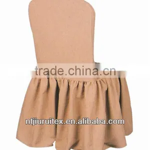 Pleat 100% Polyester Banquet Chair Cover Various Color For Choice thumbnail-1