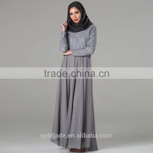 2016 Designer Abayas Dubai 100% Cotton New Design Abaya thumbnail-3