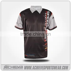 Wholesale Slim Fit Polo Shirt, Sports Bowling Polo Shirts thumbnail-1