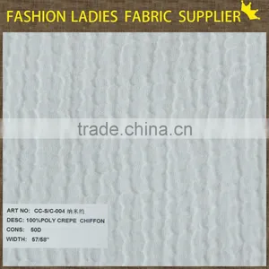 100polyester Pure Chiffon Solid White Fabric, Chiffon Fabric for Maxi Dress thumbnail-5