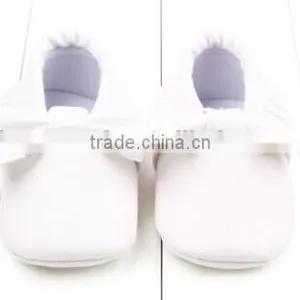 2016 New Fringe pu Leather Moccasins Bow Baby Shoes thumbnail-3