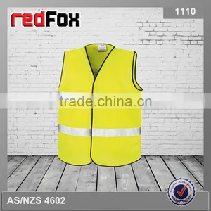 High Visibility 3M Reflective Waistcoat Custom Logo Printed thumbnail-2