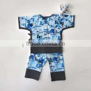 High End Custom Wholesale Cute Printed Boys Pajamas thumbnail-2