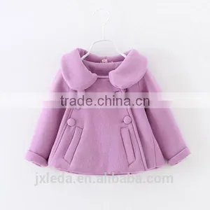 Girls Stylish Design Fleece Bowknot Coat in Spring thumbnail-1