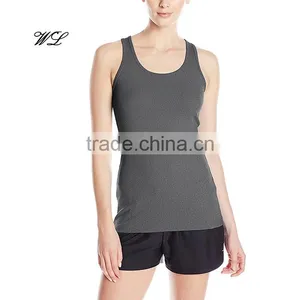 China Suppliers Factory Summer Woman Tank Top Custom Vest Gym Apparel thumbnail-1