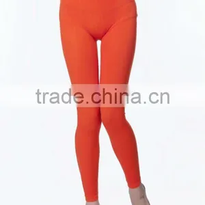 Ladies Seamless Plain Dyed Leggings thumbnail-1