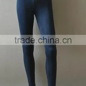 Runwaylover EY0625P Wholesale Factory Price Jeans High Waist Cotton Fabric Women Skinny Denim Jeans thumbnail-1