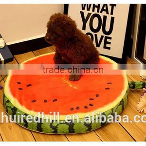 R1929H Hot Selling Summer Fruit Round Pet Cushion Cat Dog Mat Pet Pad Bed thumbnail-4