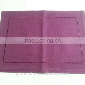 High Quality Fancy Washable Natural Linen Fabric Jacquard Cotton Napkins thumbnail-2