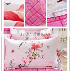 100%cotton AB Design Printed Flower Bedding Set thumbnail-4