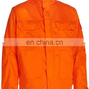 Protective Eco Friendly EN11611 Flame Resistant Jacket for Welders Uniform thumbnail-1