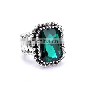 Vintage Colorful Diamond Knuckle Ring Stretch Elastic Ring Wholesale thumbnail-5