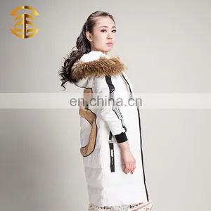European Style Fashion Fox Collar Duck Feather Comfy Long Down Jacket thumbnail-4